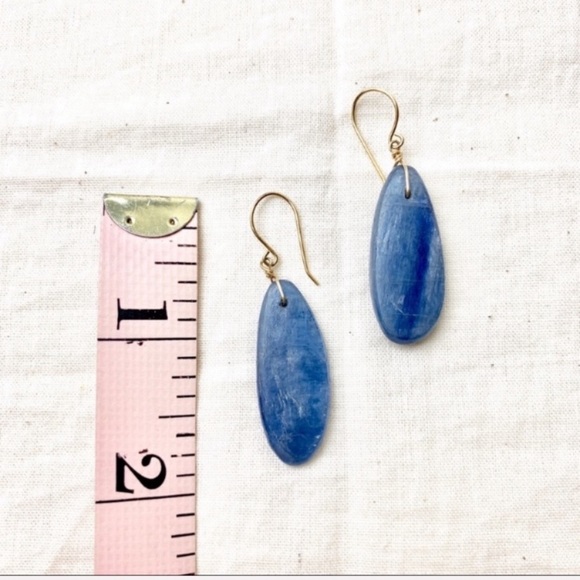 Genuine Kyanite Earrings - Picture 10 of 12